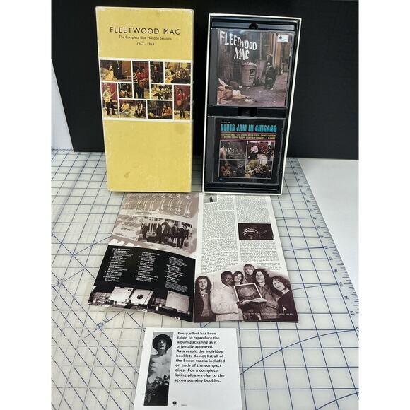 FLEETWOOD MAC THE COMPLETE BLUE HORIZON SESSIONS 1967-1969 CD BOX SET 6-DISC - Picture 3 of 15
